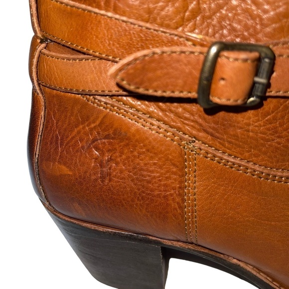 Frye Jackie Rivet Women Leather Boots Size 8 - Picture 8 of 10